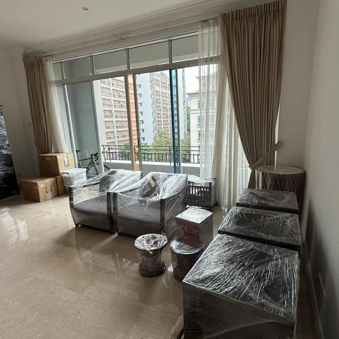 Furniture protected for a home move
