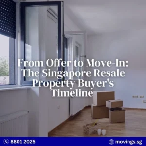 Singapore resale property buyer moving timeline